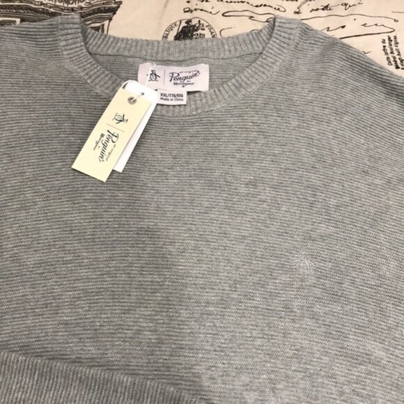 Original Penguin Ribbed Crew Neck Sweater - Picture 4 of 5